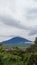 Mount Kerinci in the late afternoon