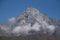 Mount Khumbila or Khumbu 5,761 m one of the high Himalayan peaks in the Khumbu region north of nepal within the boundaries of