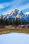 Mount Kidd, a mountain in Kananaskis in the Canadian Rocky Mountains, Alberta