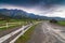 Mount Kinabalu from dairy farms