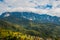 Mount Kinabalu view, villages at the foothill of the mountain. Sabah, Borneo, Malaysia