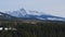 Mount Krivan of High Tatras mountains in northern Slovakia, as seen from hills near Jakubovany