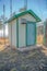 Mount Lemmon, Arizona- Small shed surrounded by metal posts with cables