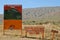 Mount Longonot signpost in Kenya, Africa