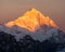 Mount Makalu from mount Gokyo ri, Nepal Himalayas