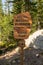 Mount Massive Wilderness Sign
