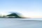 Mount Maunganui landmark abstract using intentional camera movement