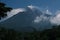 Mount Merapi Yogyakarta Central Java Indonesia as seen from Cangkringan Sleman Yogyakarta