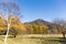 Mount Nantai in autumn season