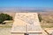 Mount Nebo, biblical mountain, view of the Holy Land and the Dead Sea