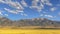 Mount Nebo and North Peak under vibrant cloudy sky