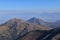 Mount Nebo Wilderness autumn panoramic views hiking from peak 11,933 feet, highest peak in the Wasatch Range of Utah, Uinta Nation