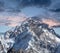 Mount Nuptse view from Everest Base Camp, Nepal