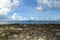 Mount Otemanu of Bora Bora on the horizon