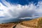 Mount Pachatata on the island of Amantani, lake Titicaca, Peru