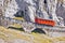 Mount Pilatus ascent on worlds steepest cogwheel railway