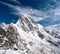 Mount Pumori in Everest region, Nepal Himalaya