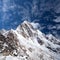 Mount Pumori in Everest region, Nepal Himalaya