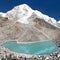 Mount Pumori or Pumo Ri, Nepal Himalayas mountains