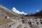 Mount Pumori, seen from Lobuche, Everest Base Camp trek, Nepal