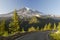 Mount Rainier from a mountain road