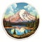 Mount Rainier Sticker - Highly Detailed Realistic Die Cut Sticker