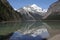 Mount Robson Provincial Park, Canadian Rocky Mountains Reflection of Whitehorn Mountain in Kinney Lake, British Columbia, Canada