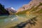 Mount Robson and Whitehorn Mountain, Kinney Lake,Jasper Alberta Kanada