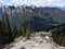 Mount Rundle spine and spectacular unspoiled scenery of the spray river valley