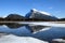 Mount Rundle and Vermilion Lakes in winter,Canadian Rockies,Canada