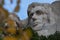 Mount Rushmore Lincoln Through Trees
