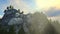 Mount Rushmore morning mist