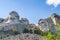 Mount Rushmore national memorial on sunny day