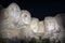 Mount Rushmore at Night