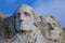 Mount Rushmore Washington Jefferson close up