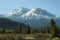 Mount Shasta and Mount Shastina in Northern California,
