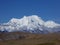 Mount Shishapangma Xixabangma in Chinese from the China 318 Highway, Tibet Autonomous Region