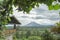 Mount Sinabung with Natural Framing