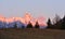 Mount Slesse at sunset