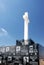 Mount Soledad Cross Above The Memorial Wall