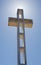 Mount Soledad Cross with Sun Behind