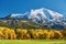 Mount Sopris autumn landscape in Colorado