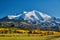 Mount Sopris autumn landscape in Colorado