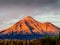 Mount Taranaki, West coast of New Zealand in the Taranaki Region