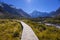 Mount Tasman Valleys , Aoraki Mt Cook national park Southern Alp