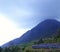 Mount Telomoyo between the cities of Salatiga and Magelang in Central Java, Indonesia