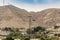 Mount of the temptations and cable car course to the monastery of the temptations in the valley of jordan. Jericho Palestinian