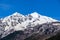 Mount Tetnuldi rises above the Great Caucasian Range in the upper Svaneti