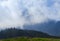 Mount Txindoki among the clouds in the Natural Park of the Aralar Mountains, Euskadi