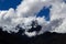 Mount Veronica Peru Surrounded By White Clouds